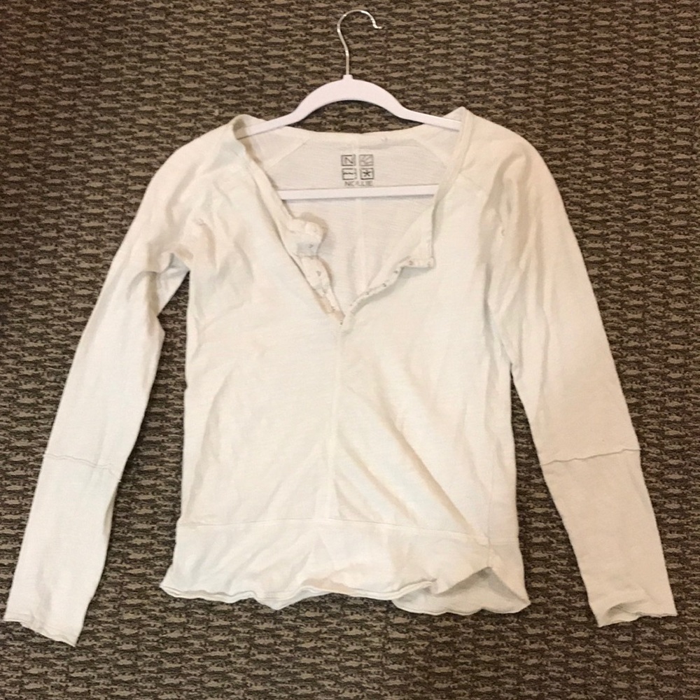 White tight long sleeve